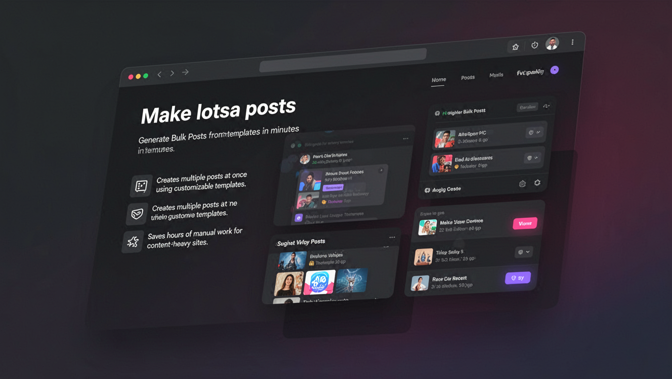 Preview of Make lotsa posts