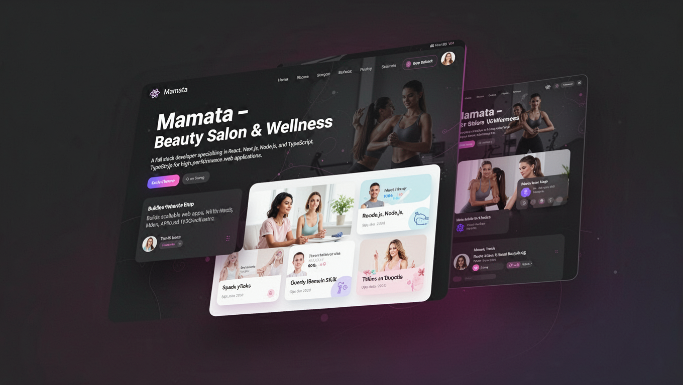 Preview of Mamata - Beauty Salon & Wellness WP Theme