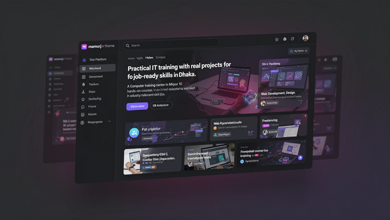 Preview of mamurjor theme