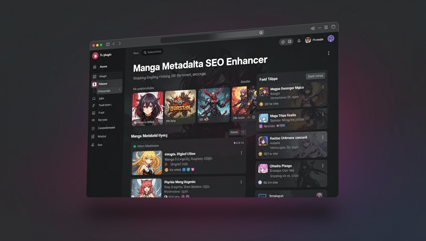 Preview of Manga Metadata SEO Enhancer