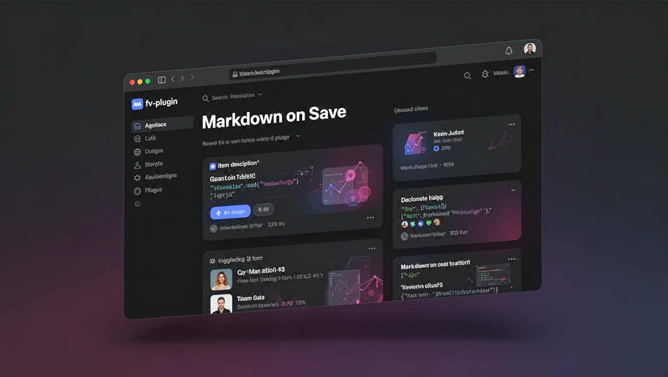 Preview of Markdown on Save
