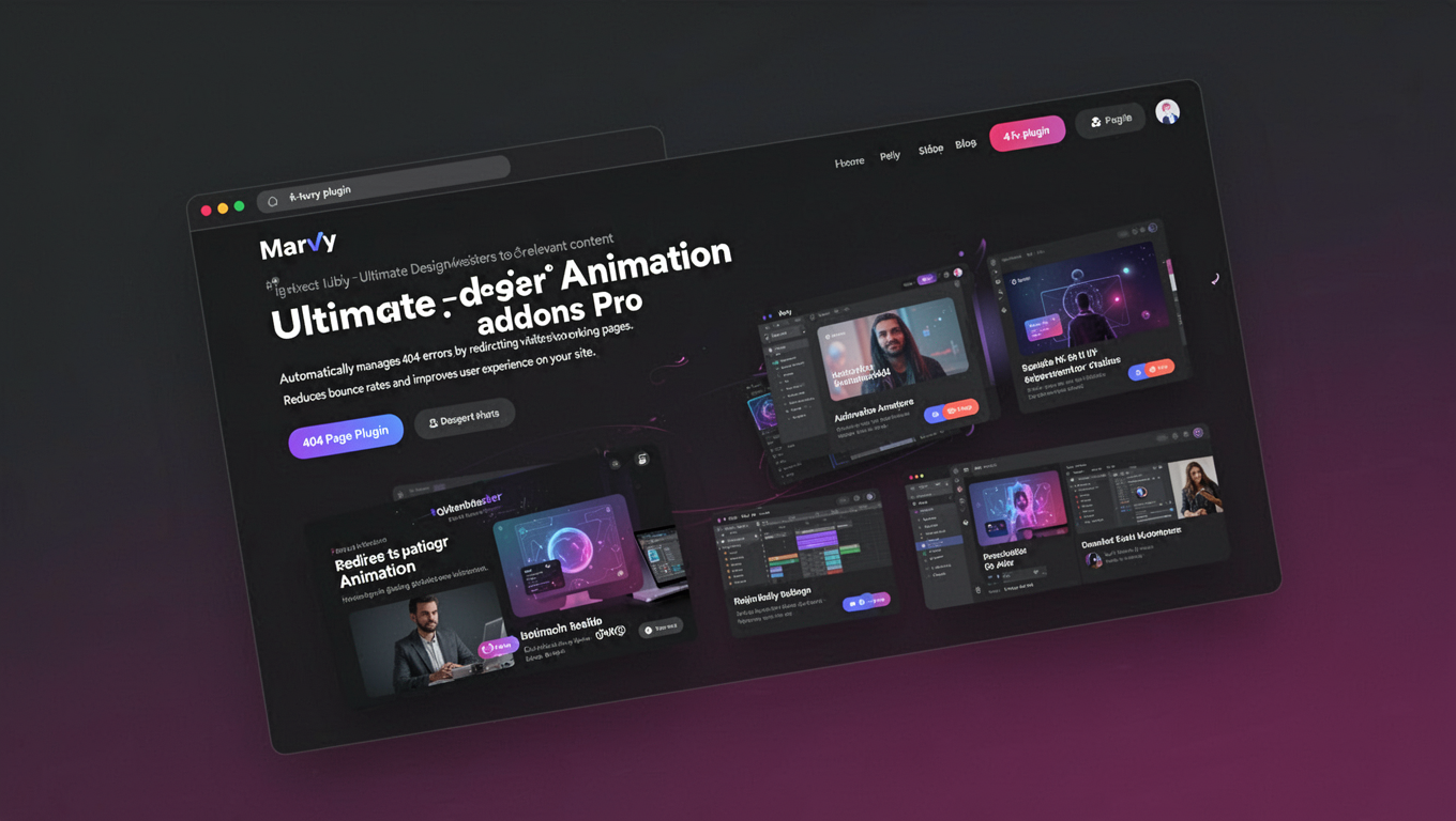 Preview of Marvy - Ultimate DesignMaster Animation addons Pro