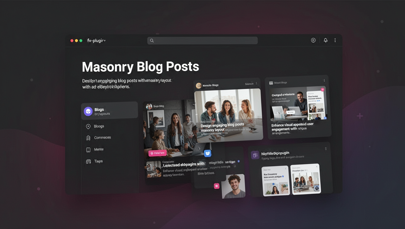 Preview of Masonry Blog Posts