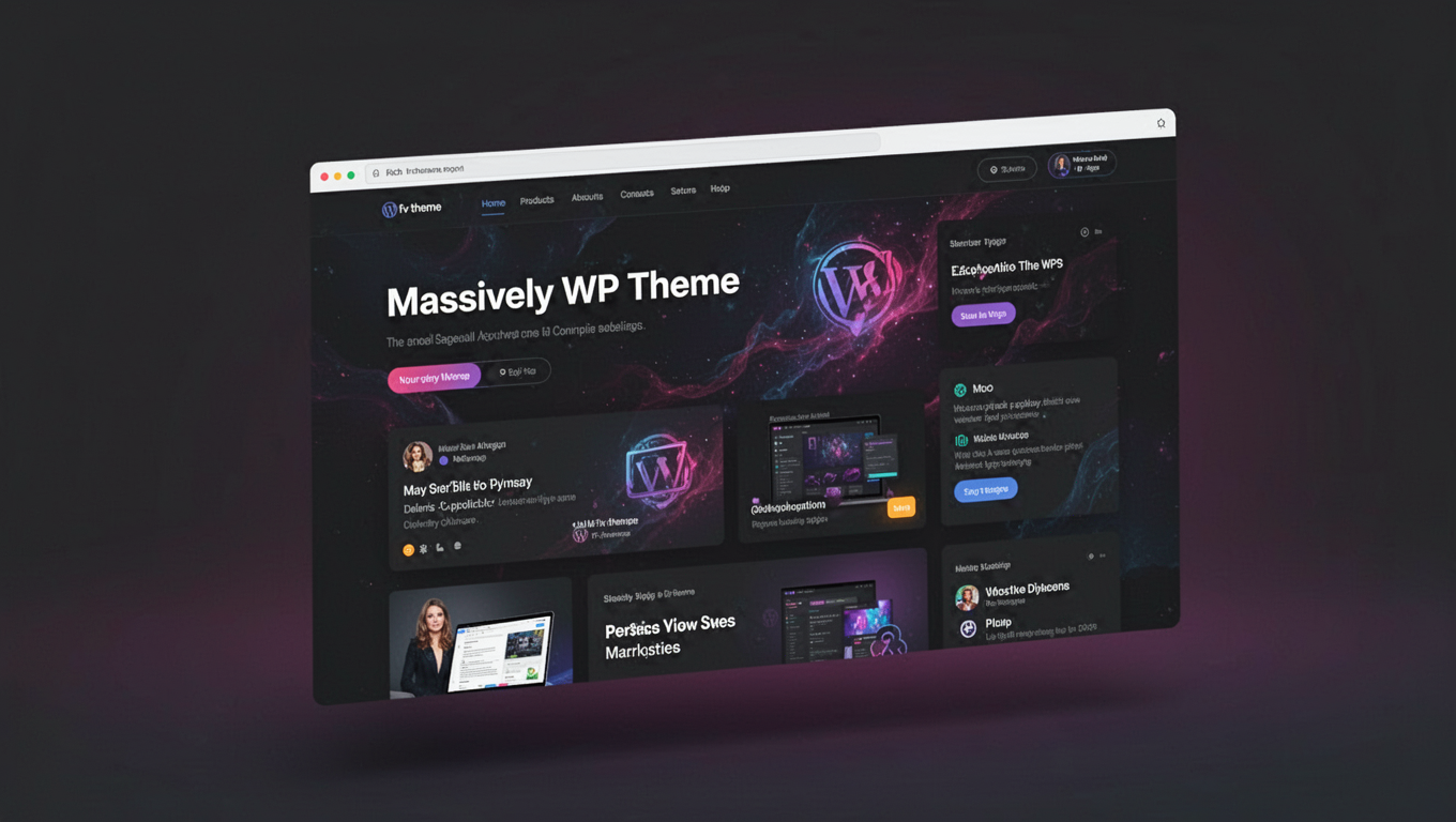 Preview of Massively WP Theme