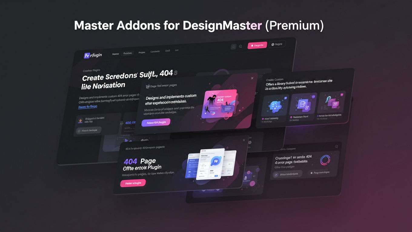 Preview of Master Addons for DesignMaster (Premium)