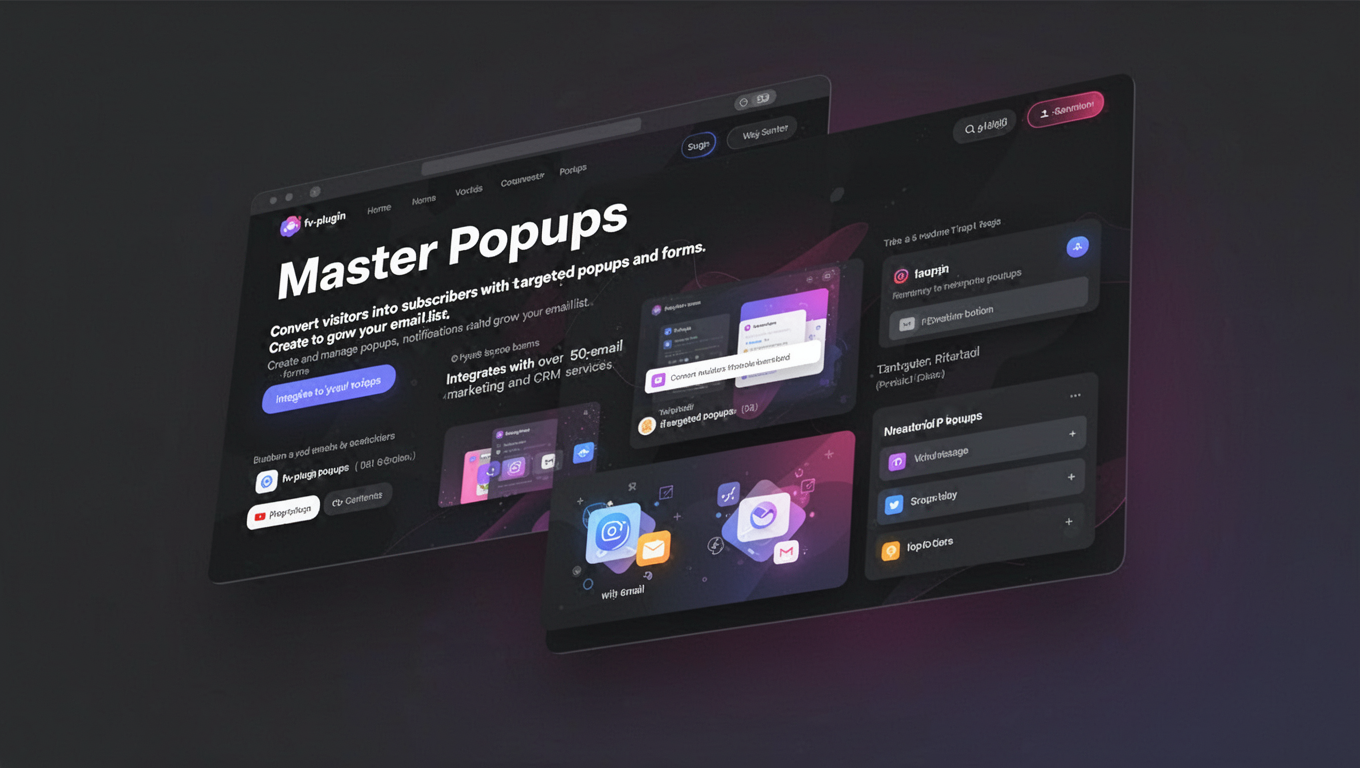 Preview of Master Popups