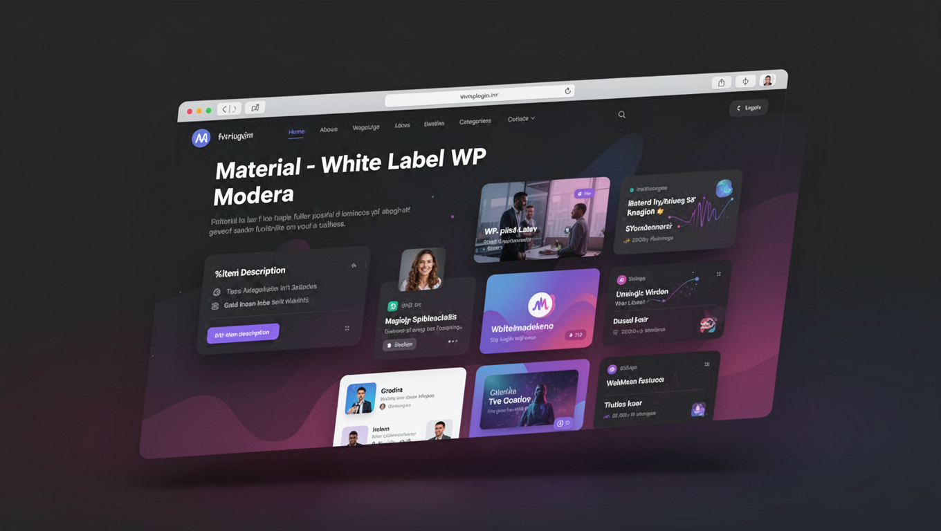 Preview of Material - White Label WP Modera