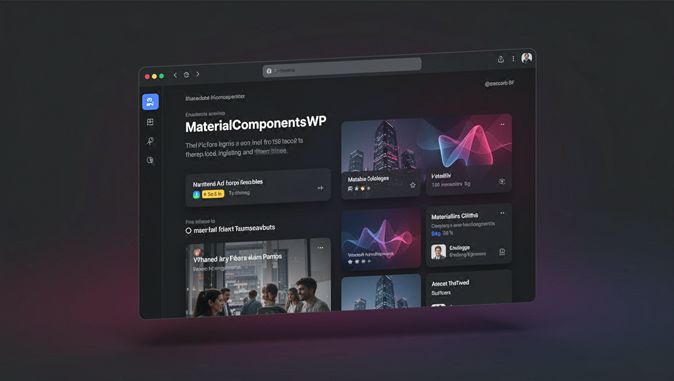 Preview of MaterialComponentsWP