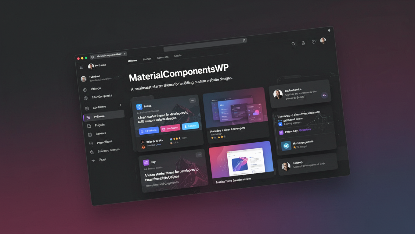 Preview of MaterialComponentsWP