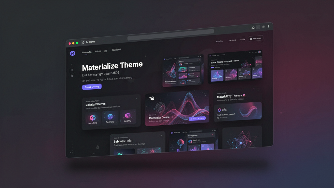 Preview of Materialize Theme