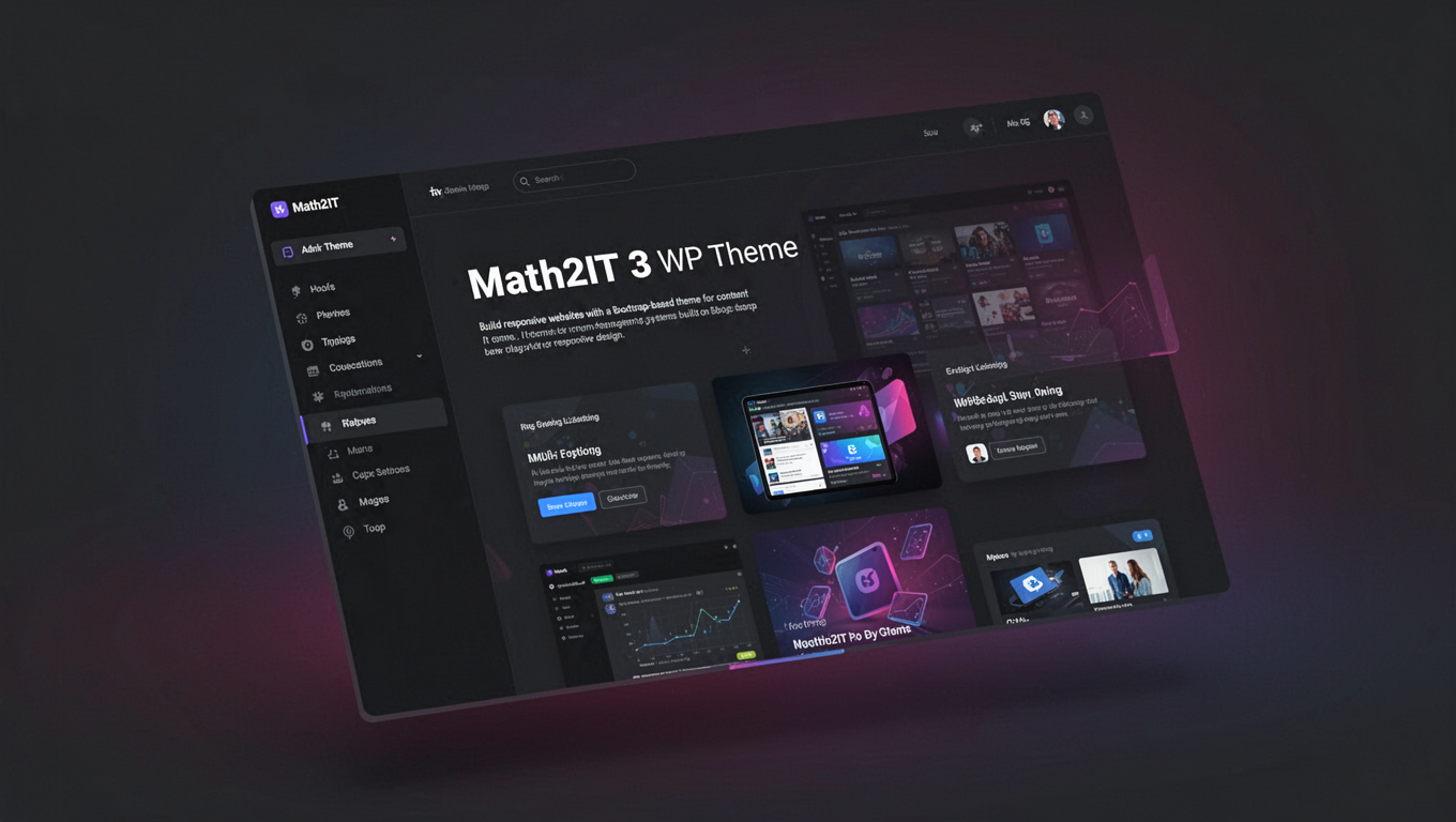 Preview of Math2IT 3 WP Theme