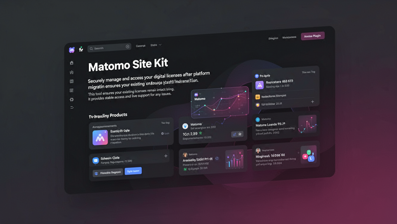Preview of Matomo Site Kit