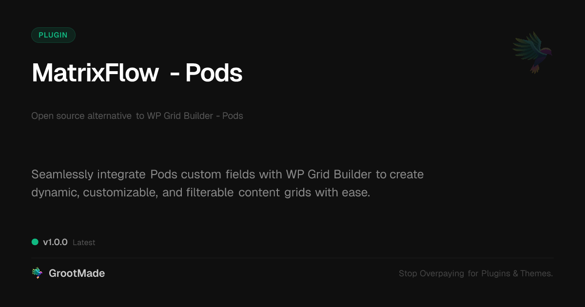 Preview of MatrixFlow - Pods