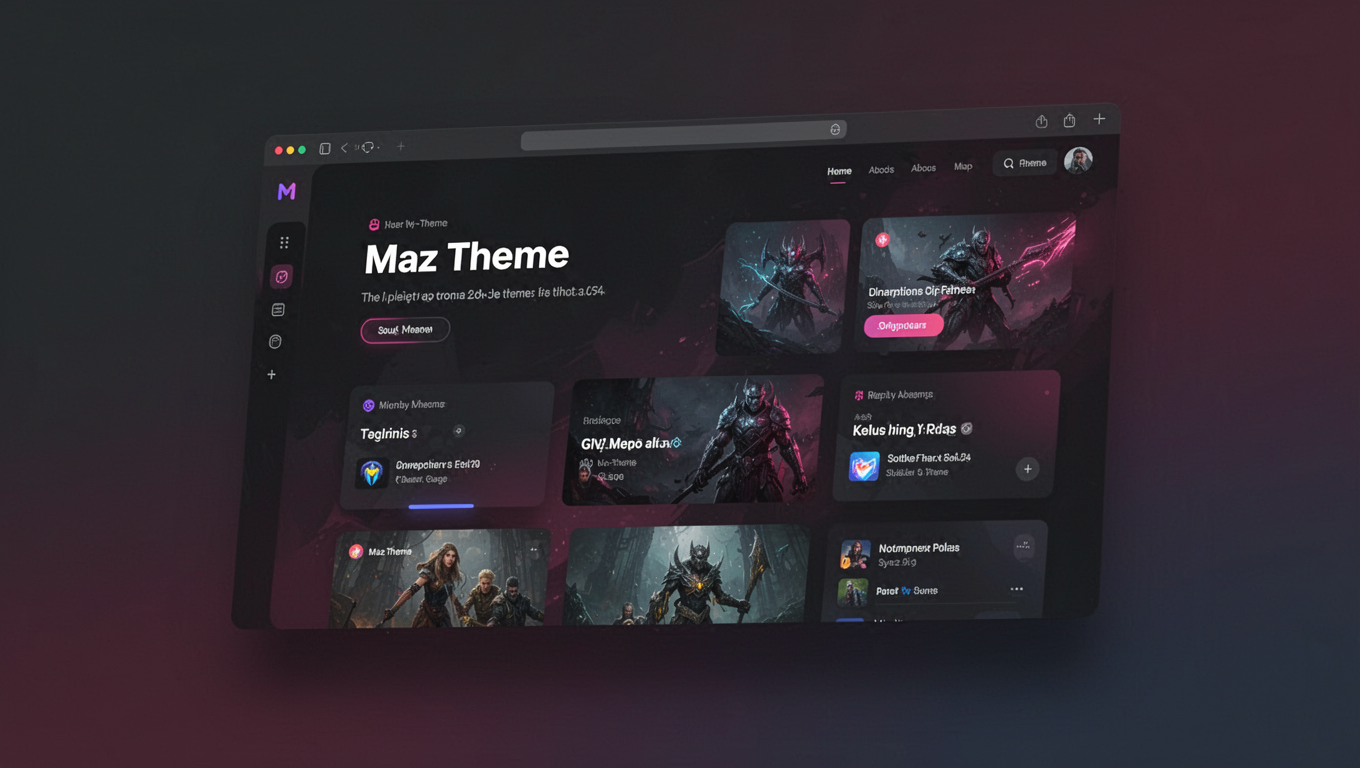 Preview of Maz Theme