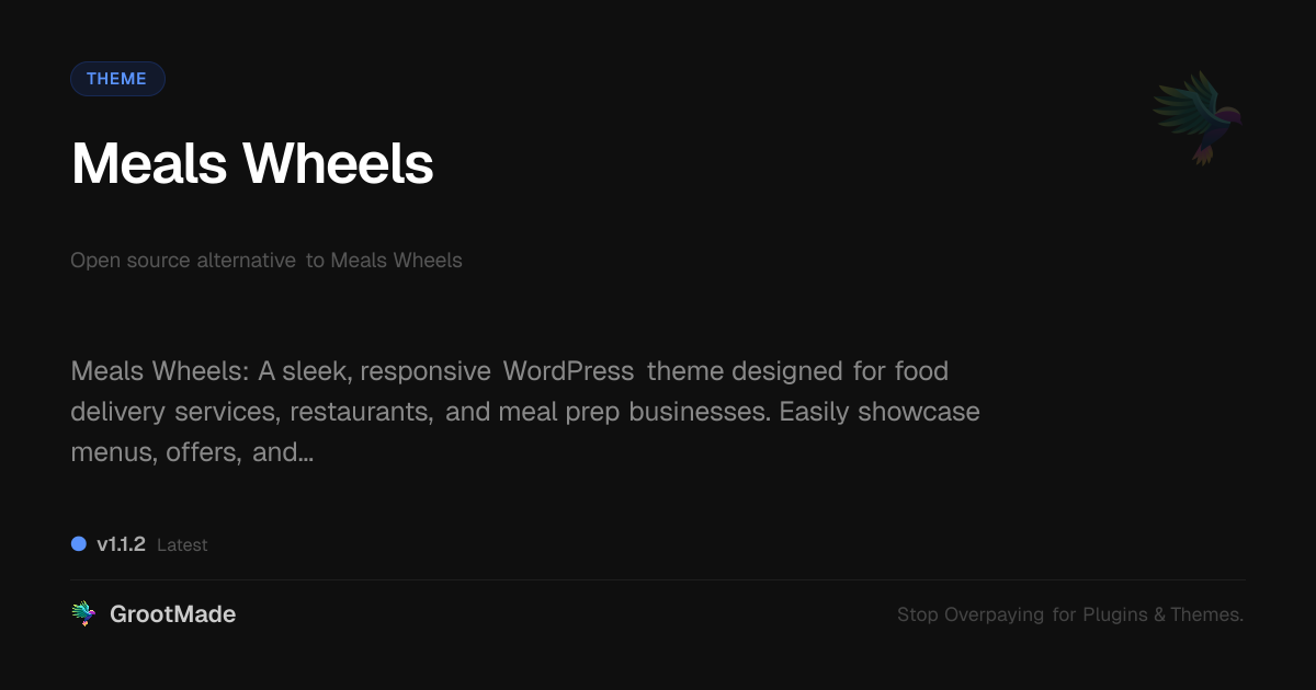 Preview of Meals Wheels