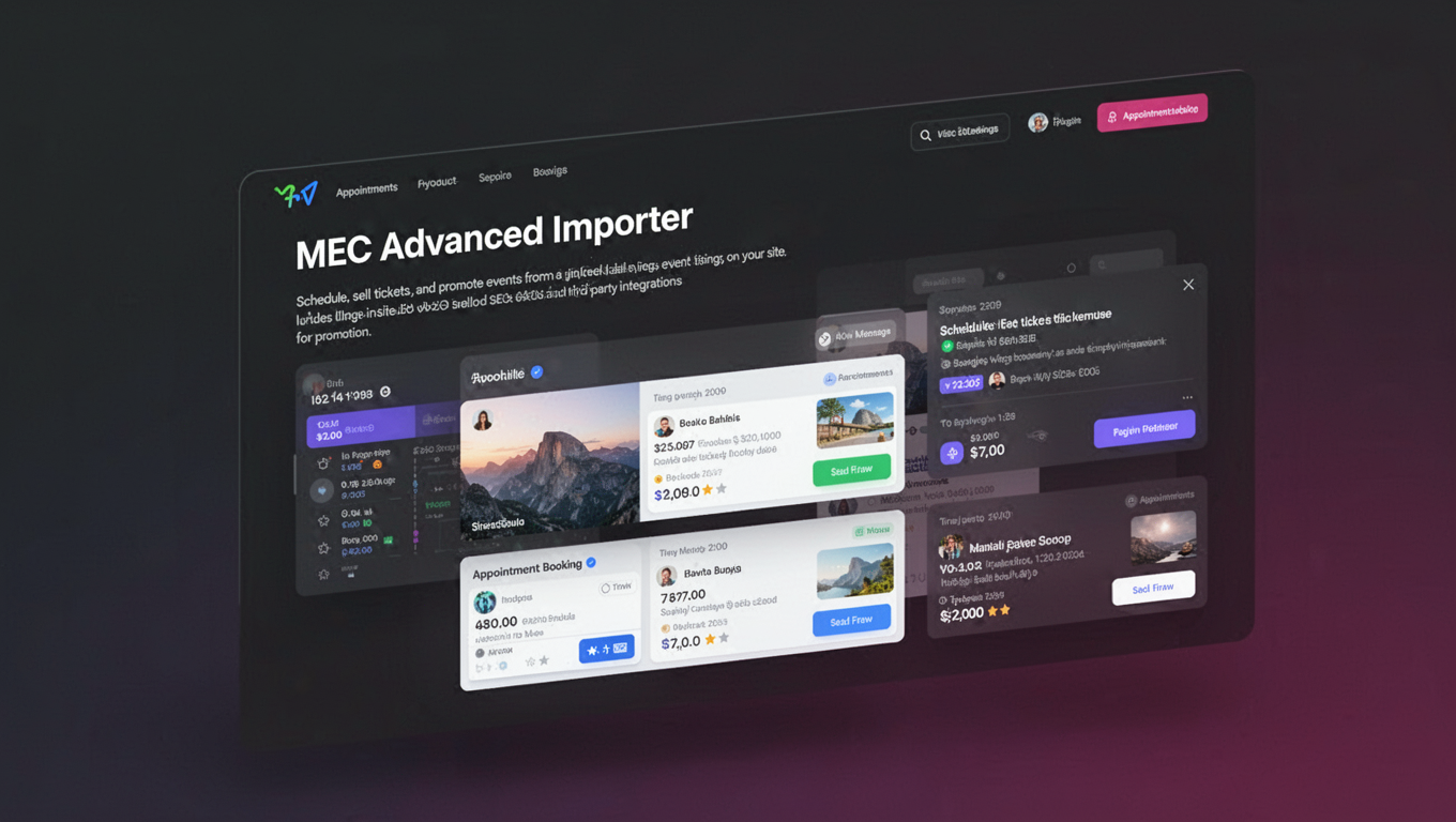 Preview of MEC Advanced Importer