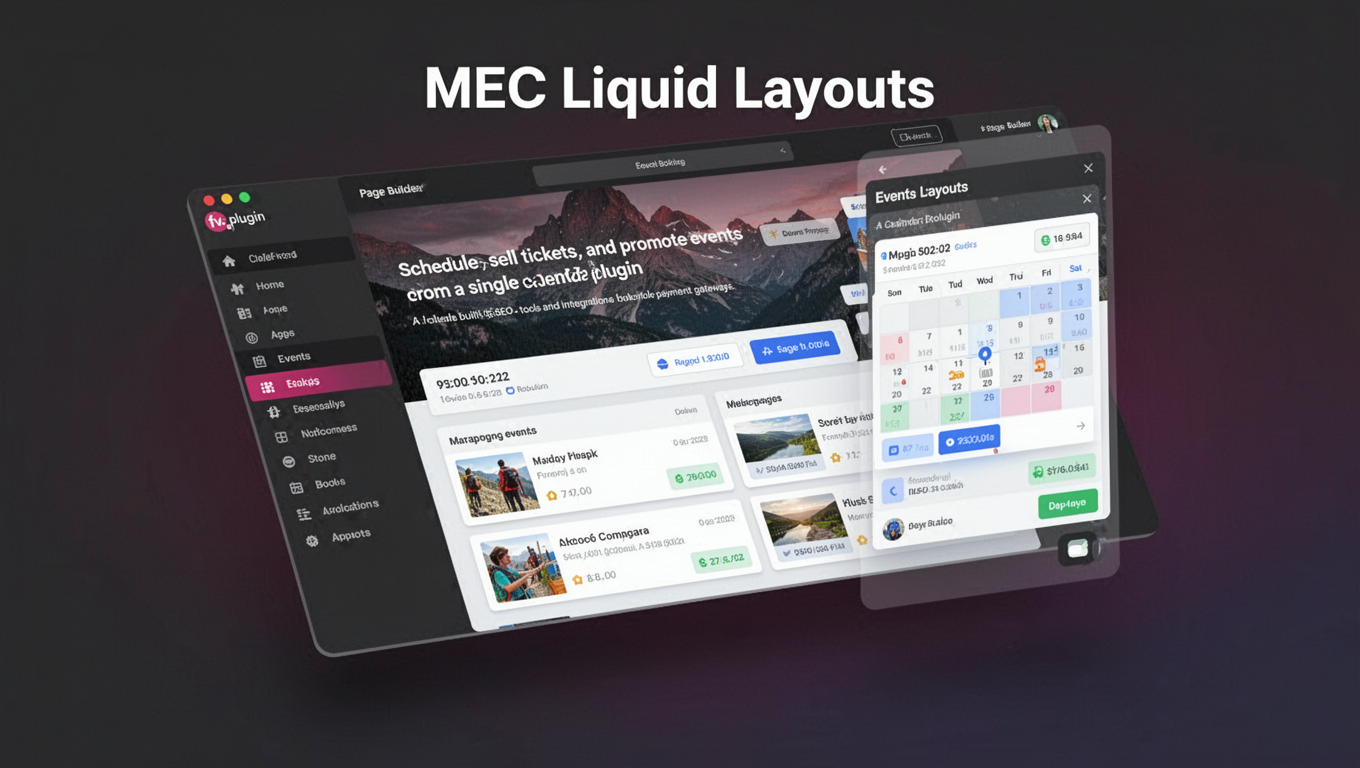 Preview of MEC Liquid Layouts