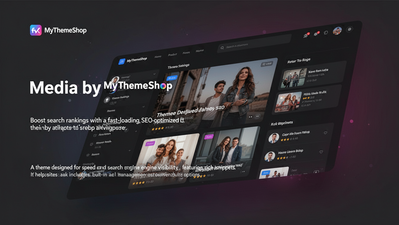 Preview of Media by MyThemeShop
