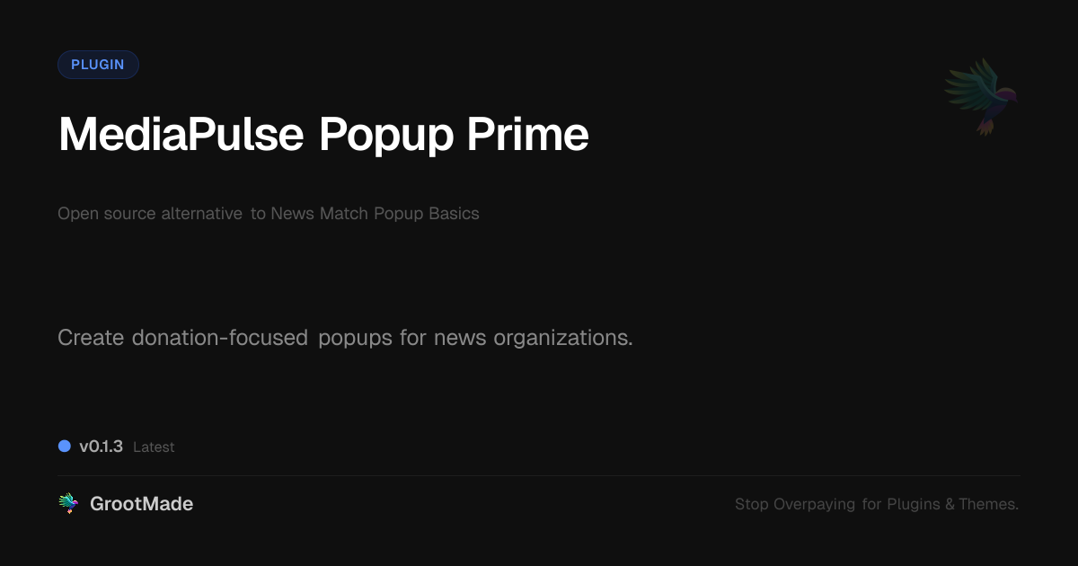 Preview of MediaPulse Popup Prime