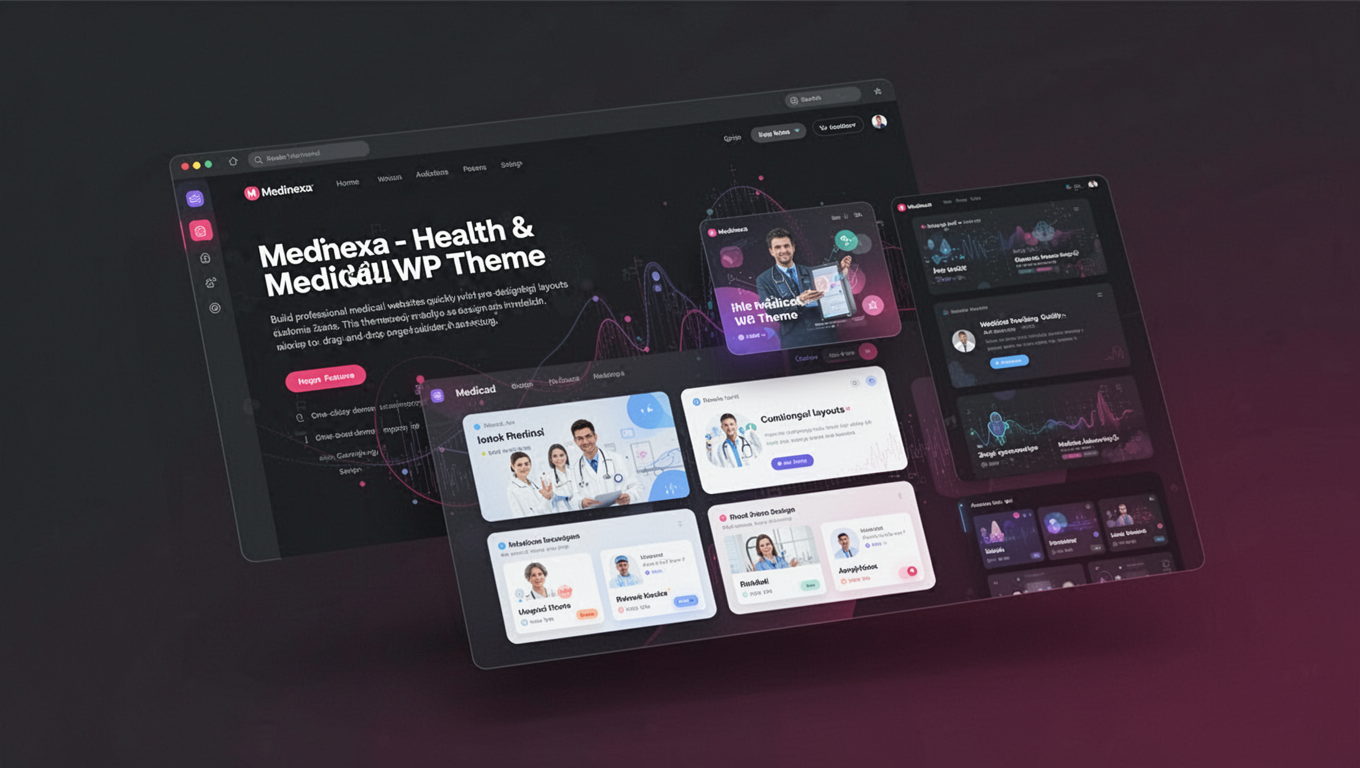 Preview of Medinexa - Health & Medical WP Theme