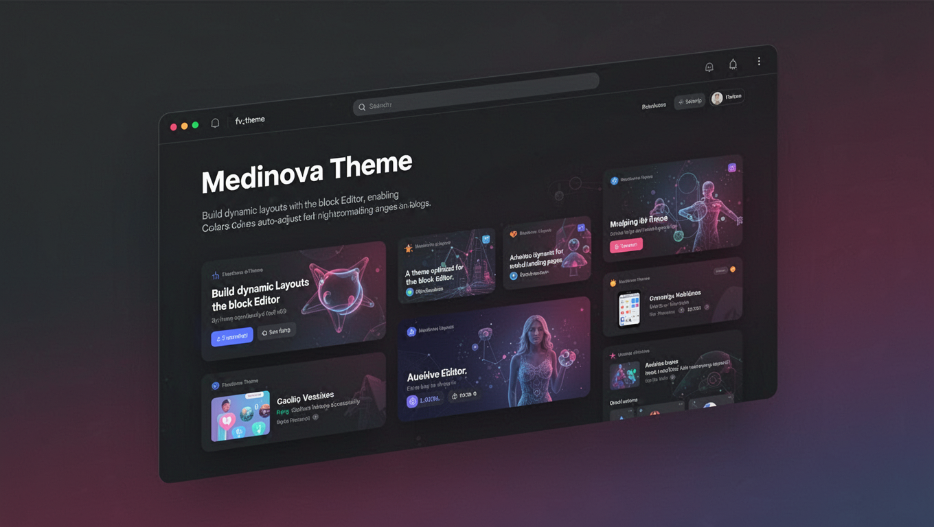 Preview of Medinova Theme
