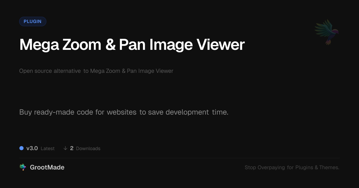 Preview of Mega Zoom & Pan Image Viewer