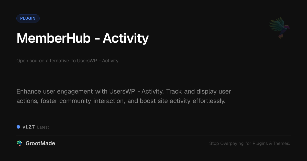 Preview of MemberHub - Activity