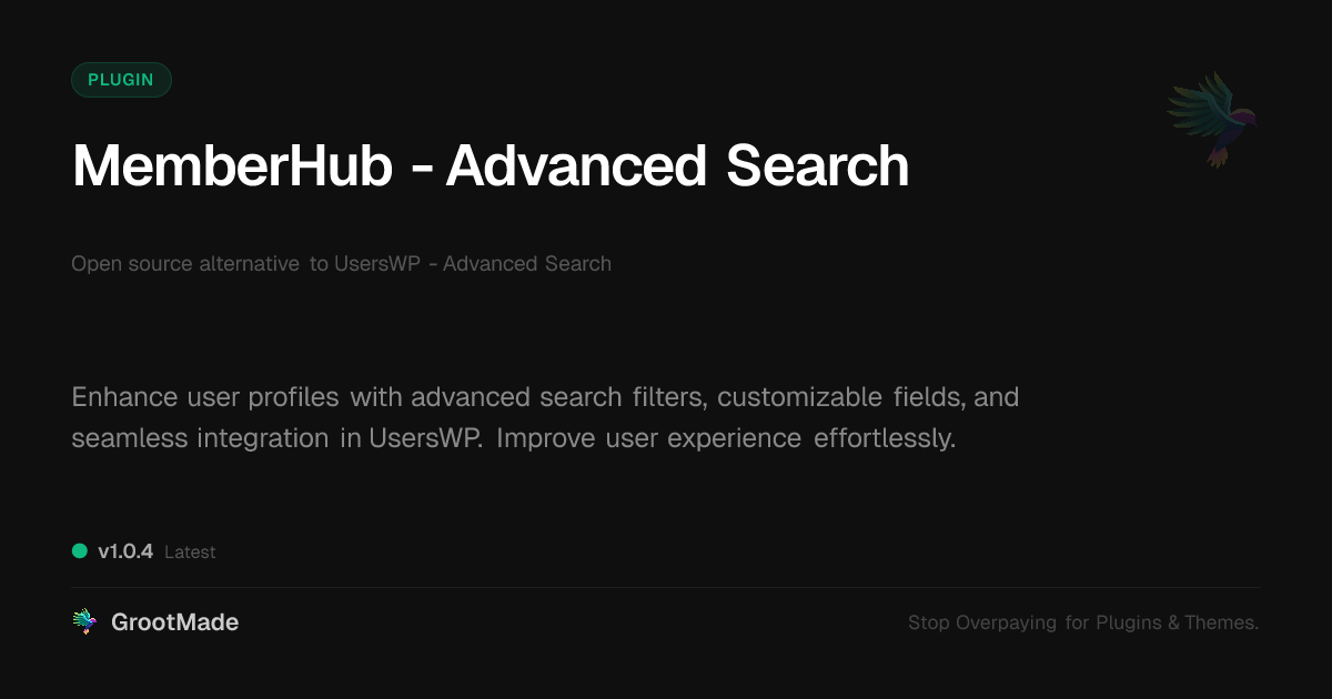 Preview of MemberHub - Advanced Search