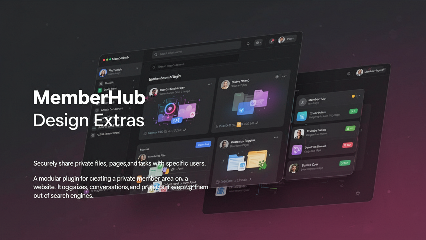 Preview of MemberHub - Design Extras