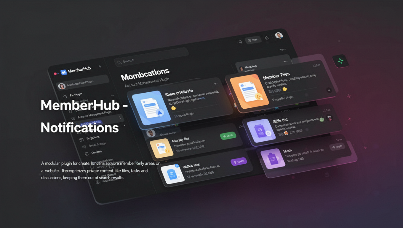 Preview of MemberHub - Notifications