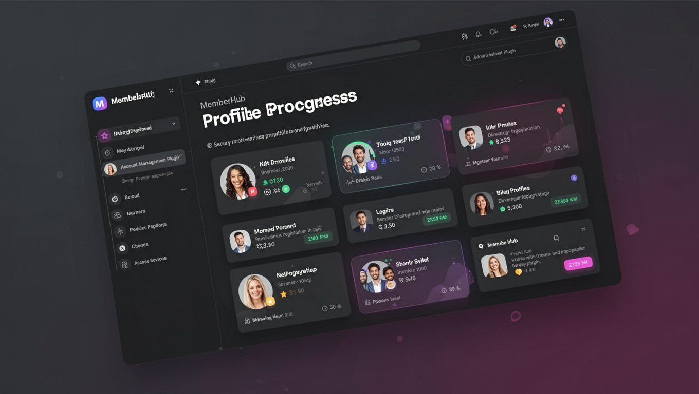 Preview of MemberHub - Profile Progress