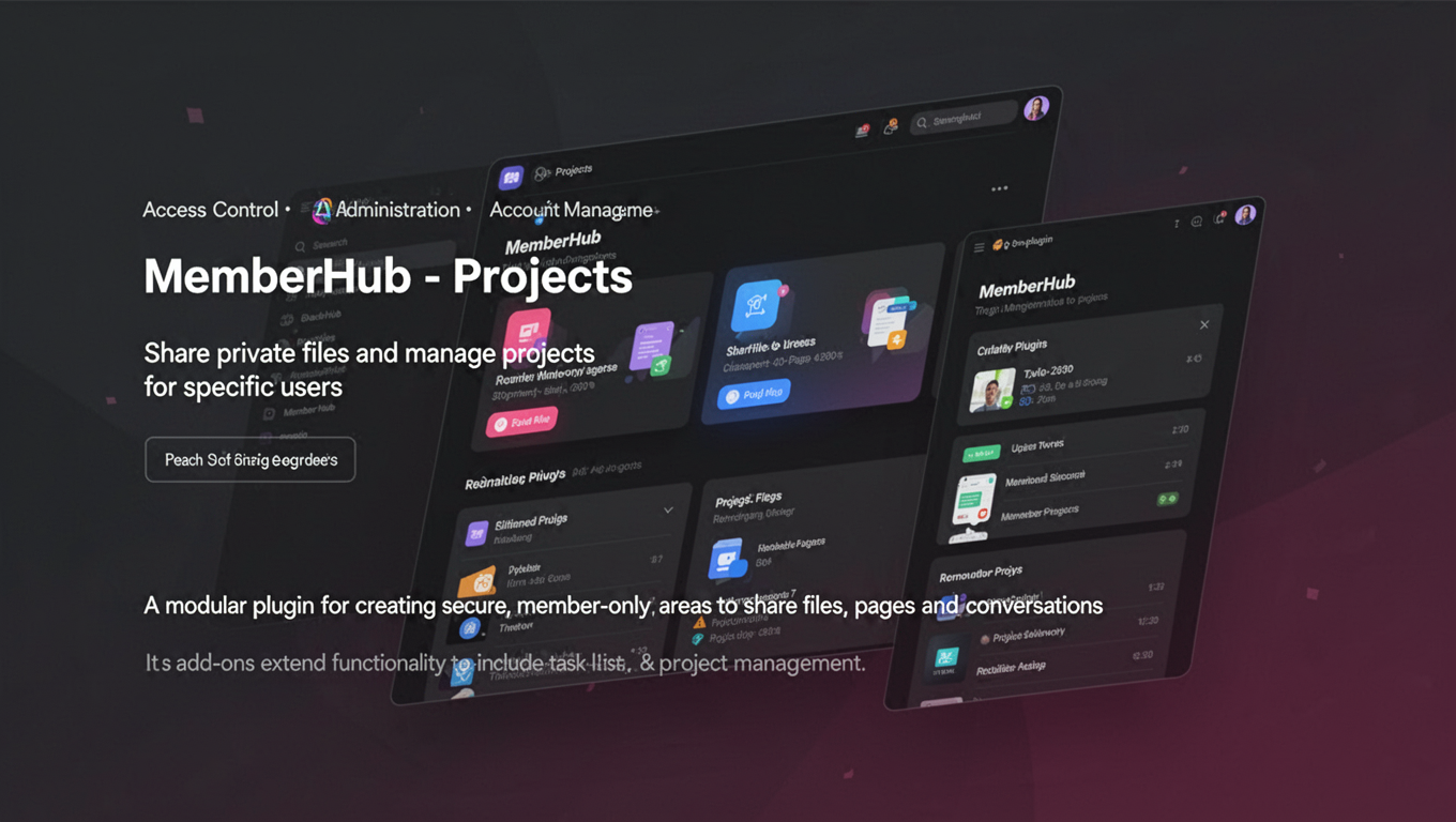 Preview of MemberHub - Projects
