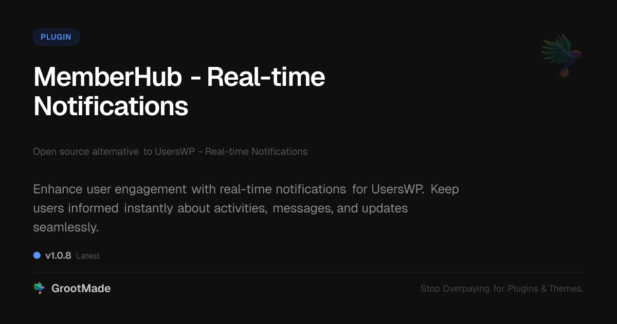 Preview of MemberHub - Real-time Notifications