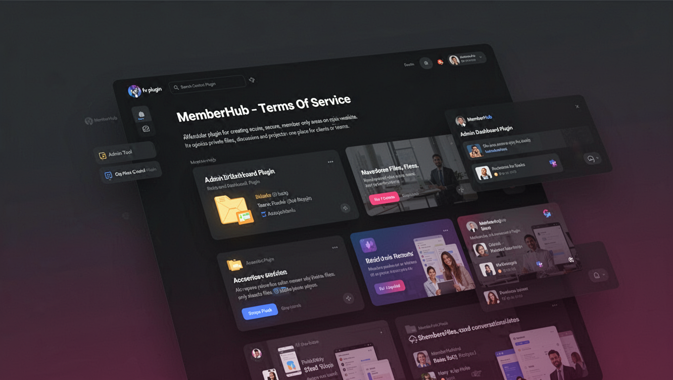 Preview of MemberHub - Terms Of Service