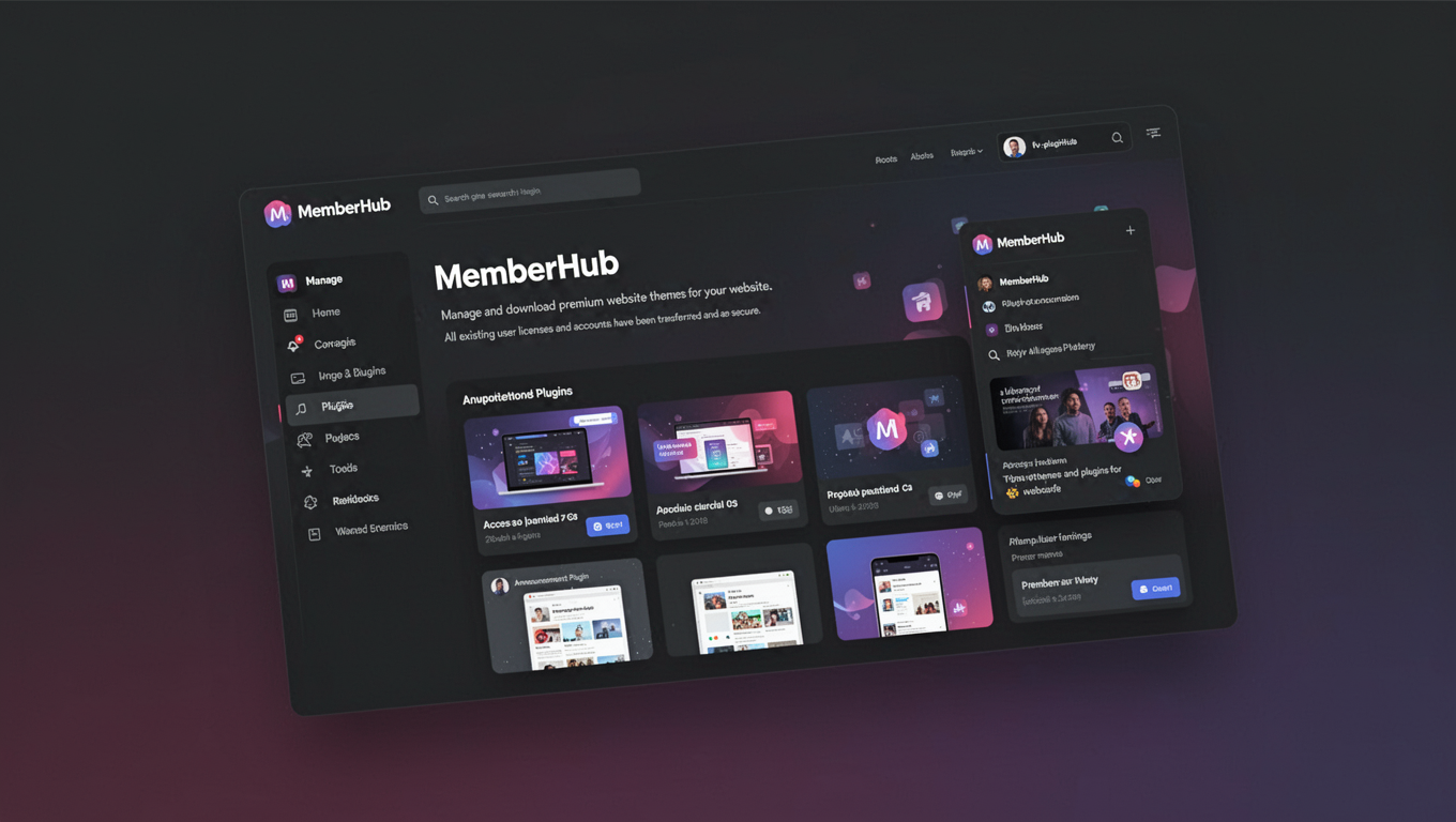 Preview of MemberHub