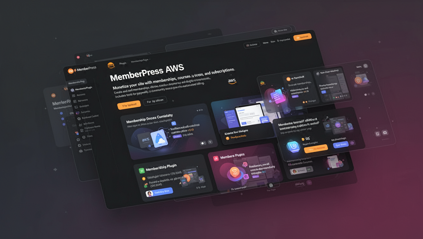 Preview of MemberPress AWS