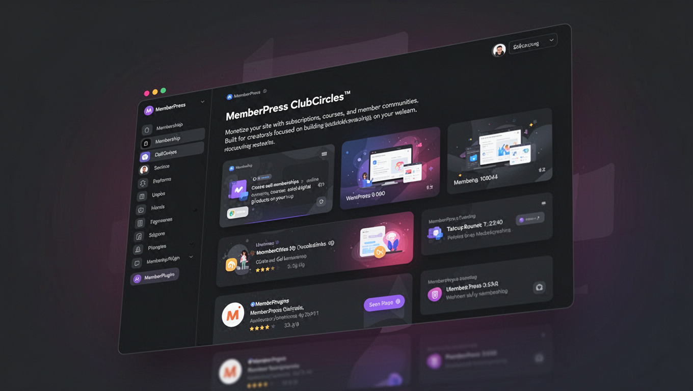 Preview of MemberPress ClubCircles™