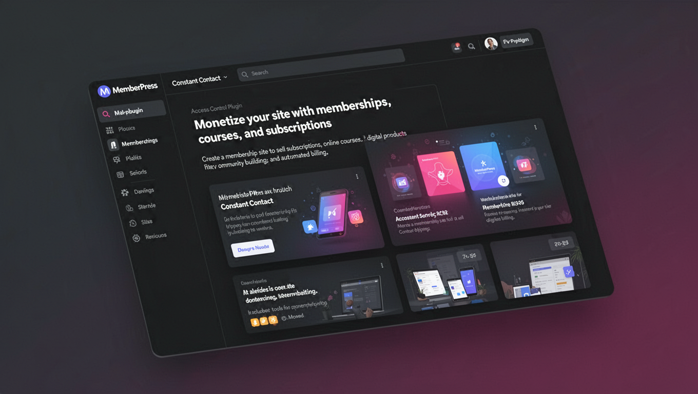 Preview of MemberPress Constant Contact
