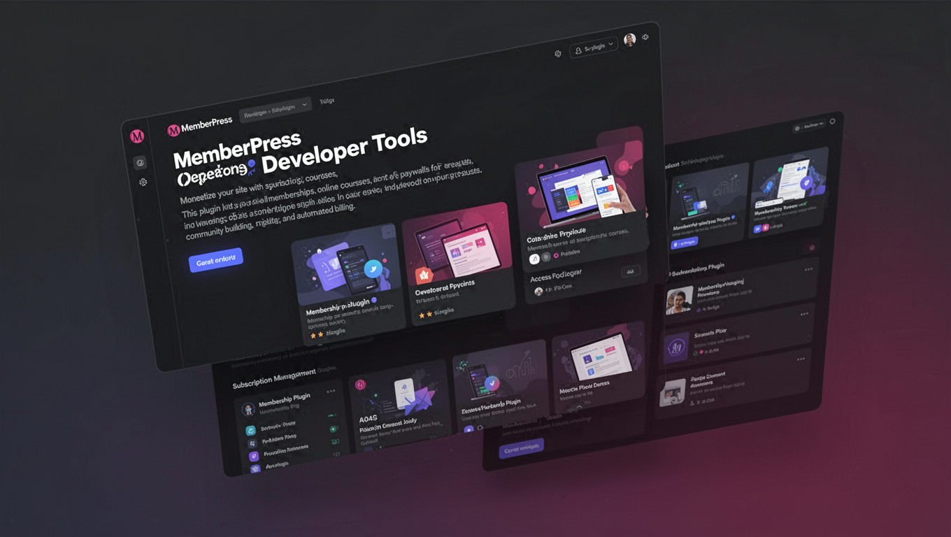 Preview of MemberPress Developer Tools