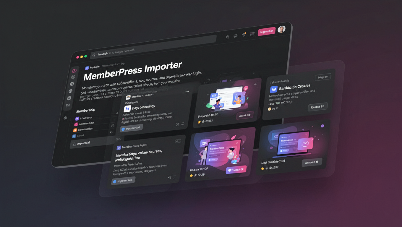 Preview of MemberPress Importer
