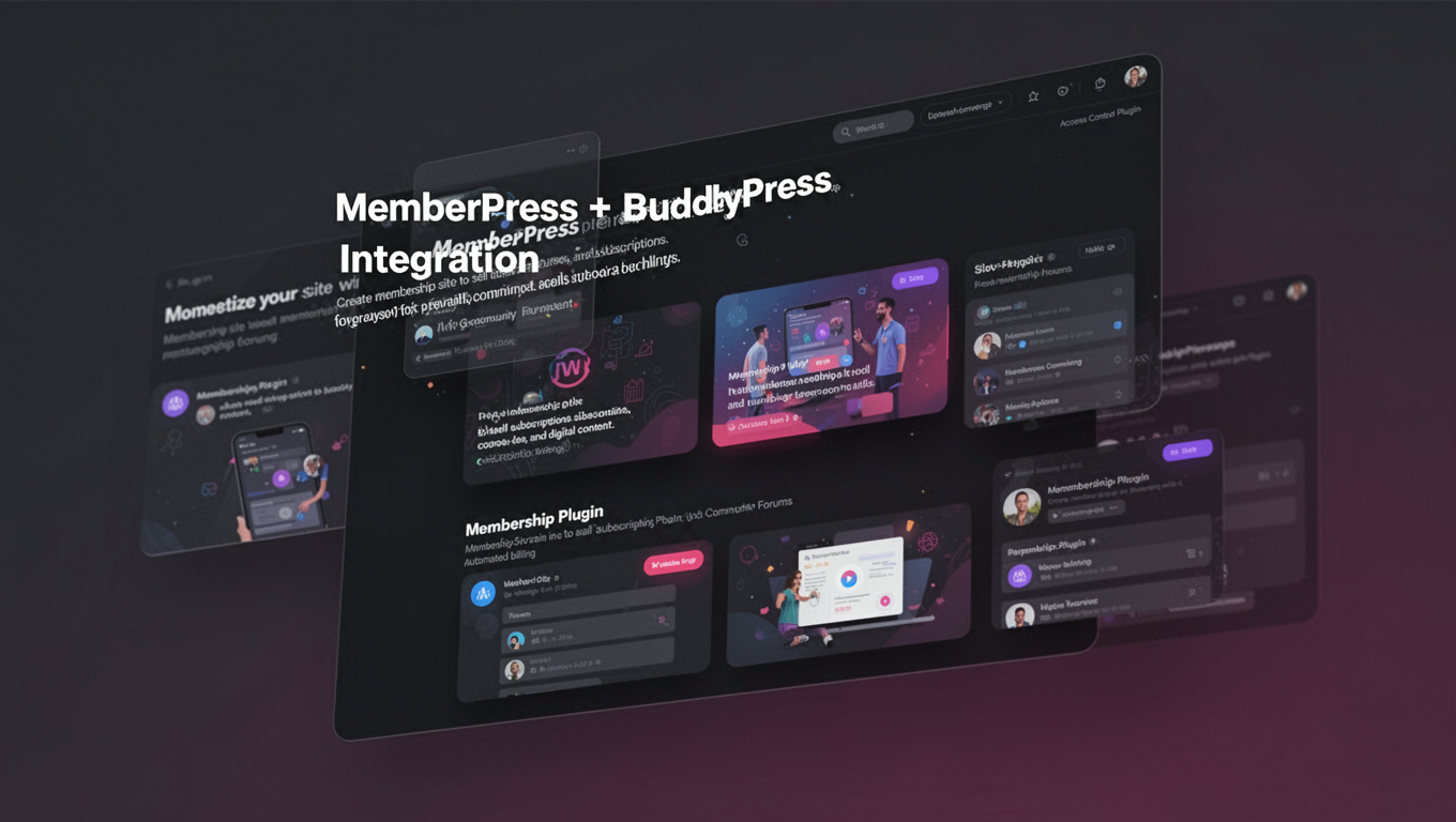 Preview of MemberPress + BuddyPress Integration