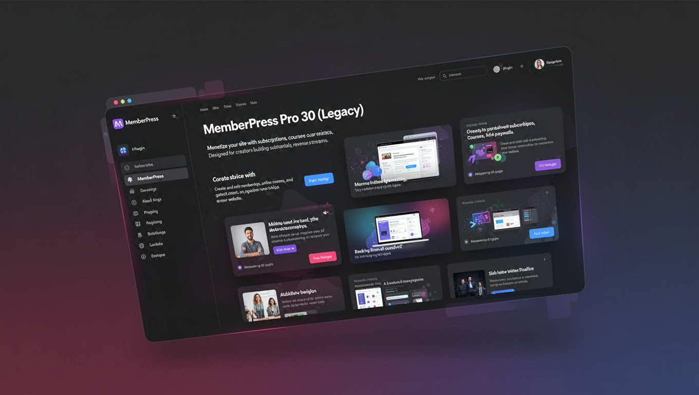 Preview of MemberPress Pro 30 (Legacy)