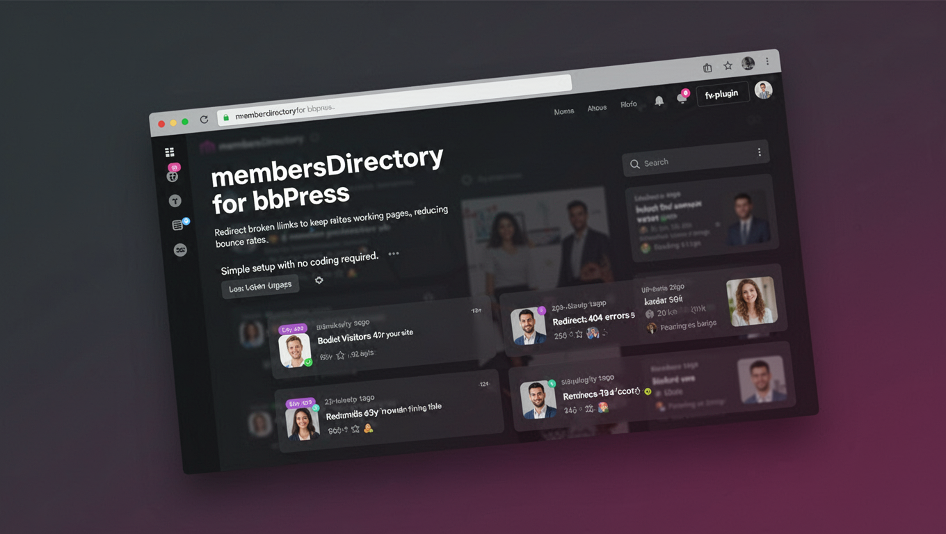 Preview of membersDirectory for bbPress