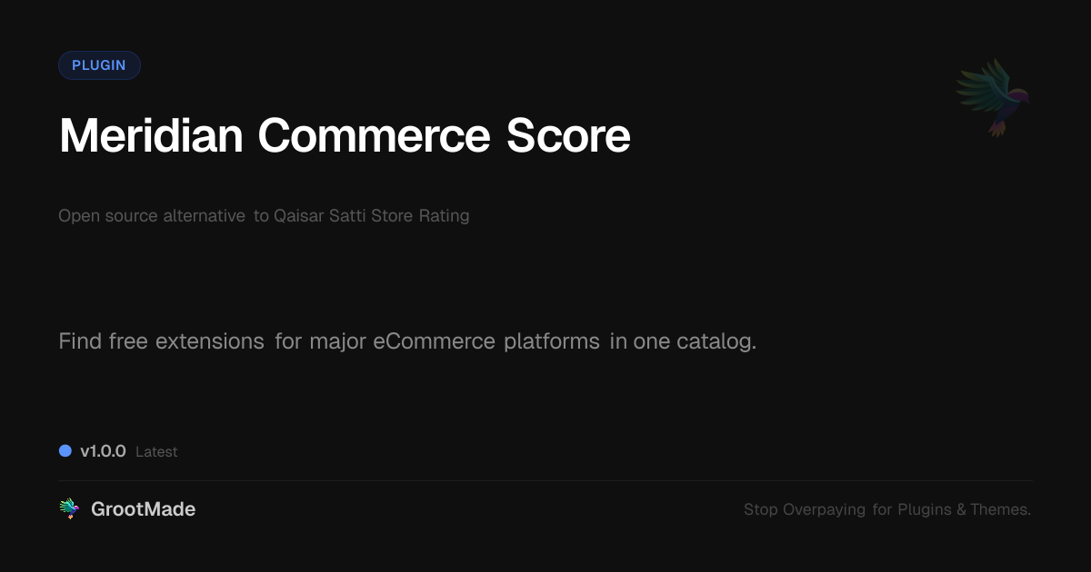 Preview of Meridian Commerce Score