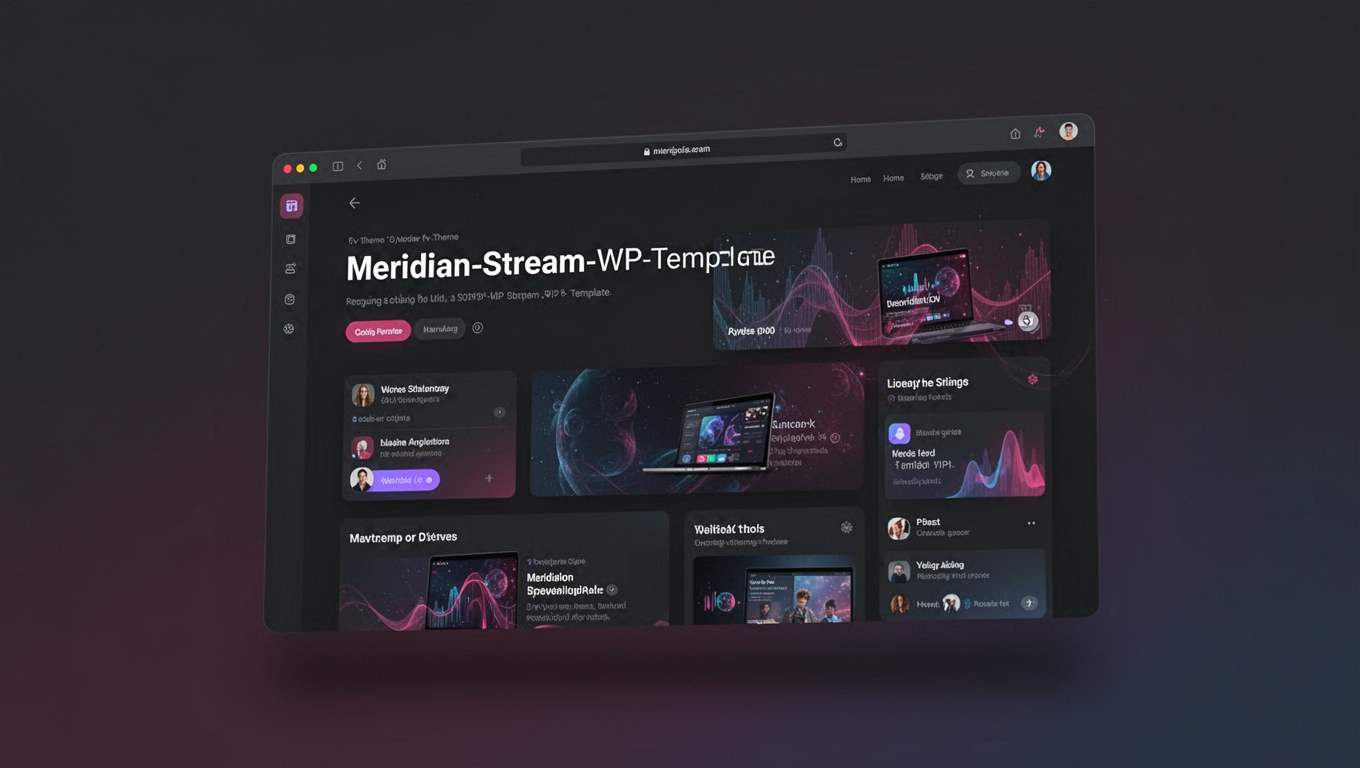 Preview of Meridian-Stream-WP-Template