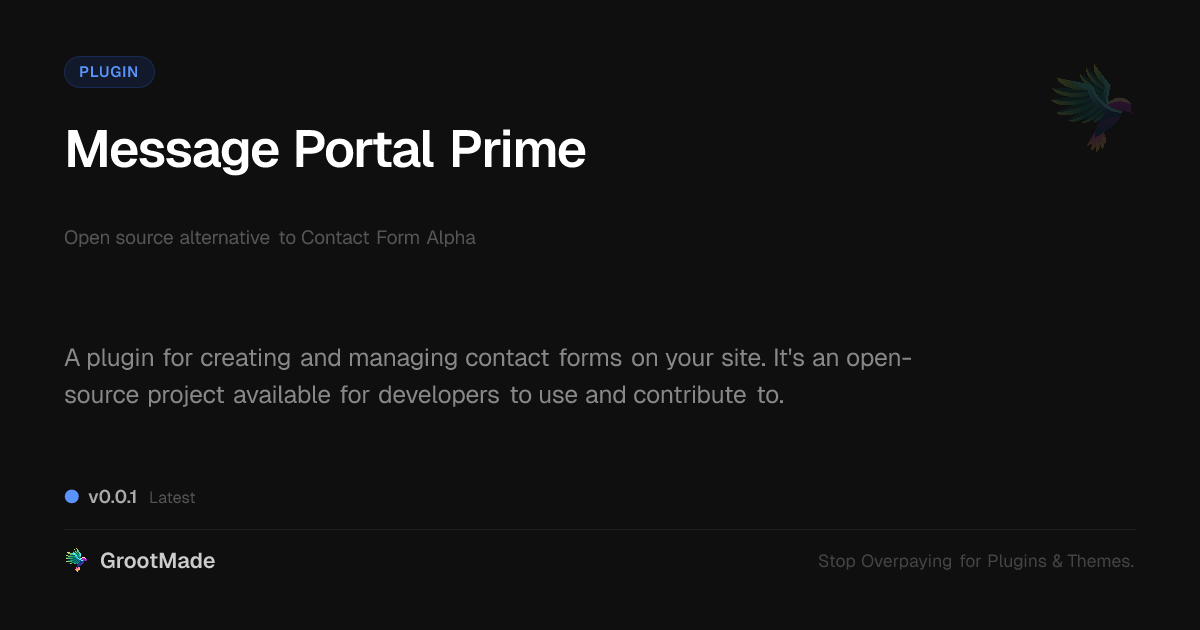 Preview of Message Portal Prime