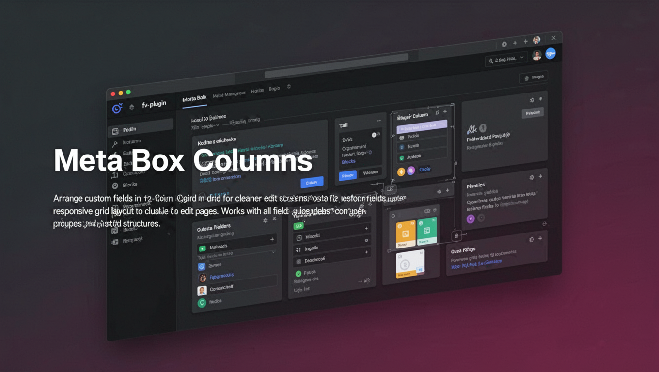 Preview of Meta Box Columns