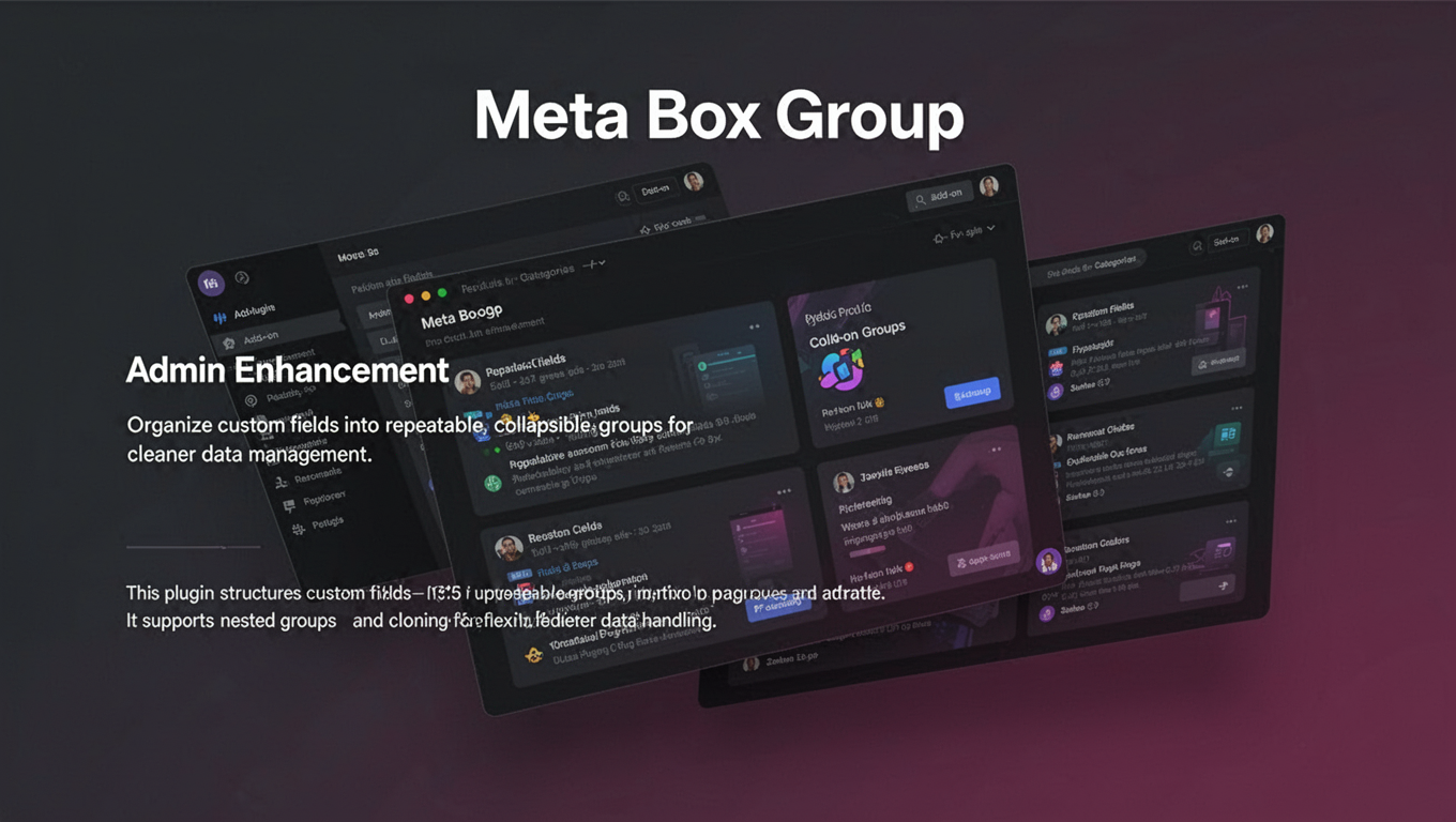 Preview of Meta Box Group