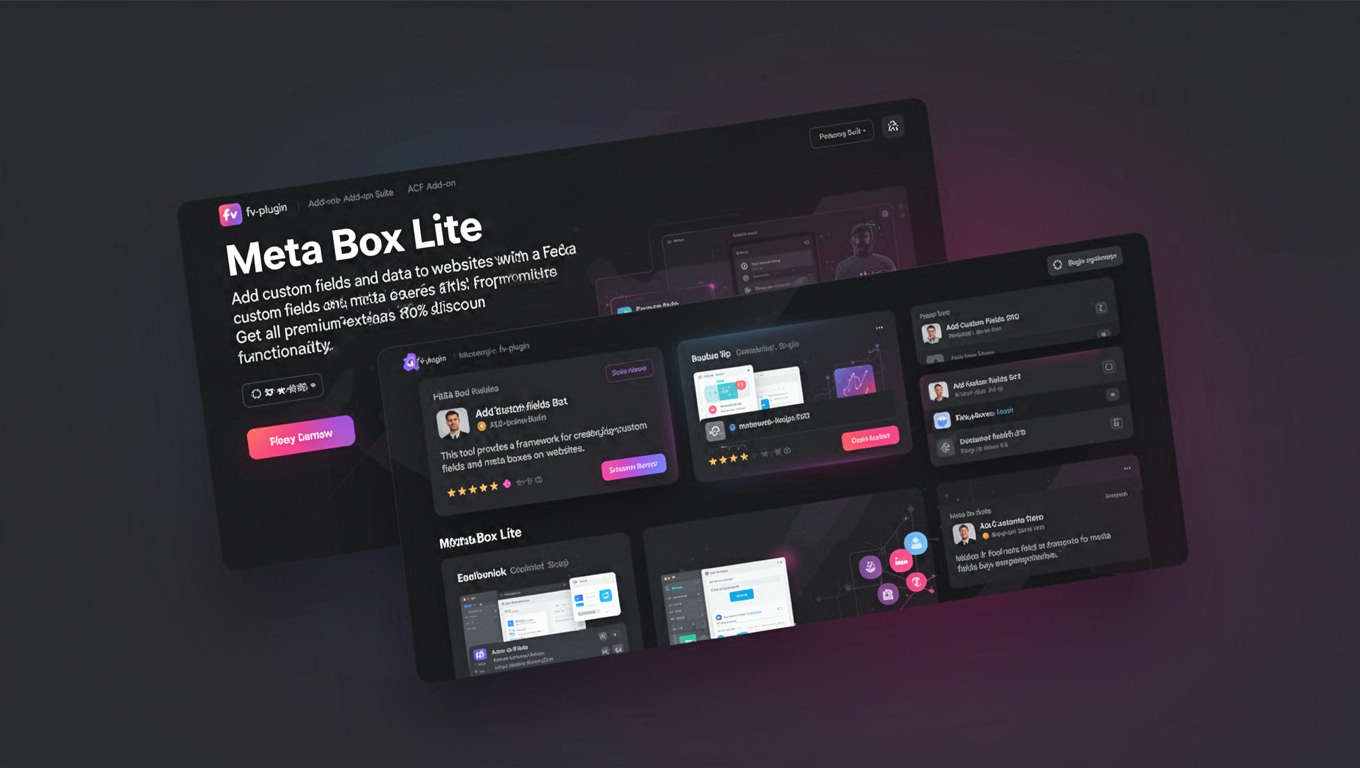 Preview of Meta Box Lite