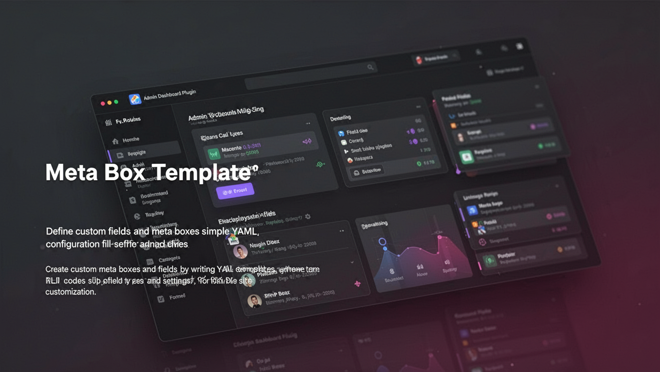 Preview of Meta Box Template